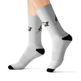 Putt For Dough Socks - White