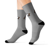 Putt For Dough Socks - Grey