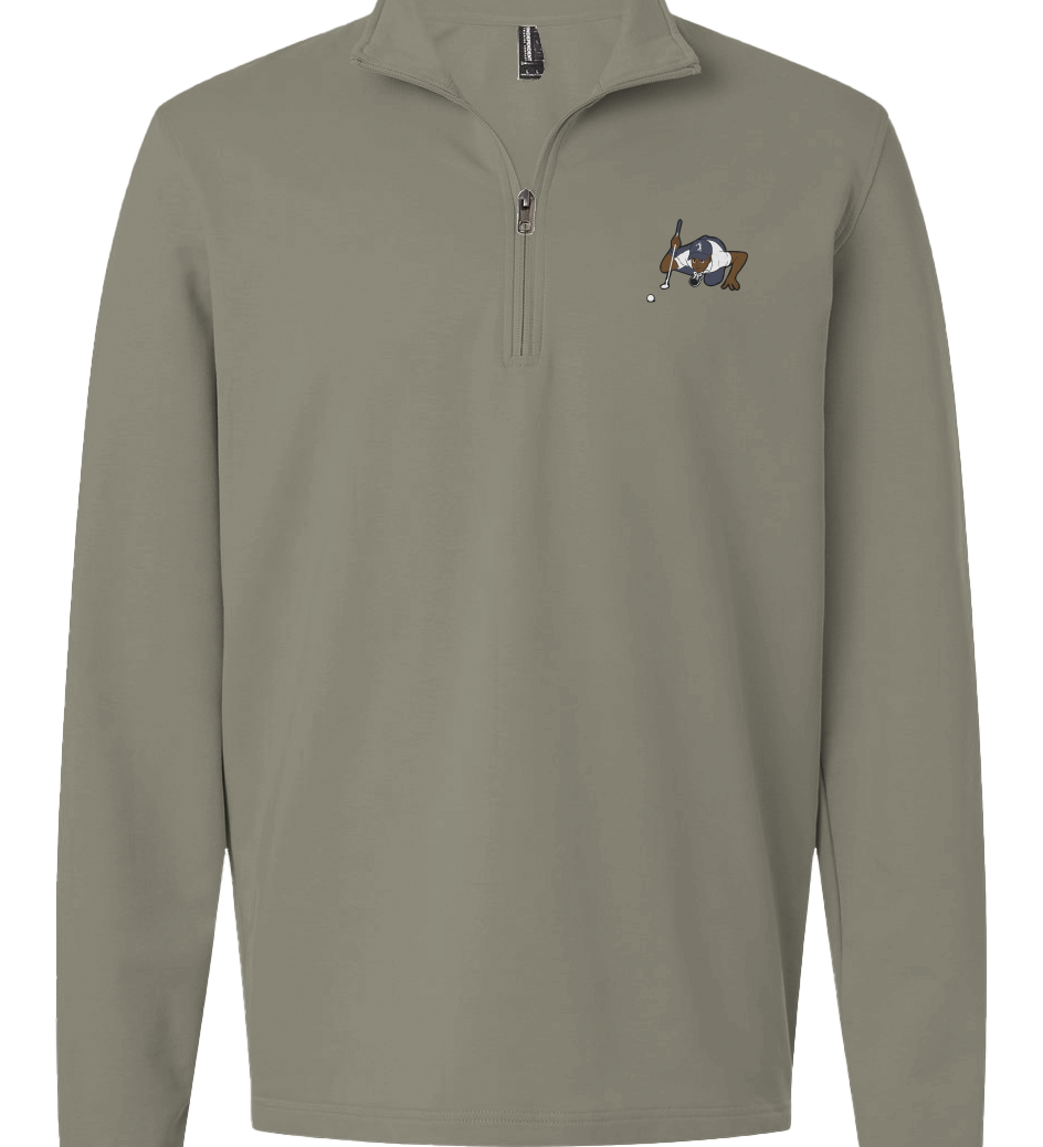 Putt For Dough Quarter-Zip Pullover