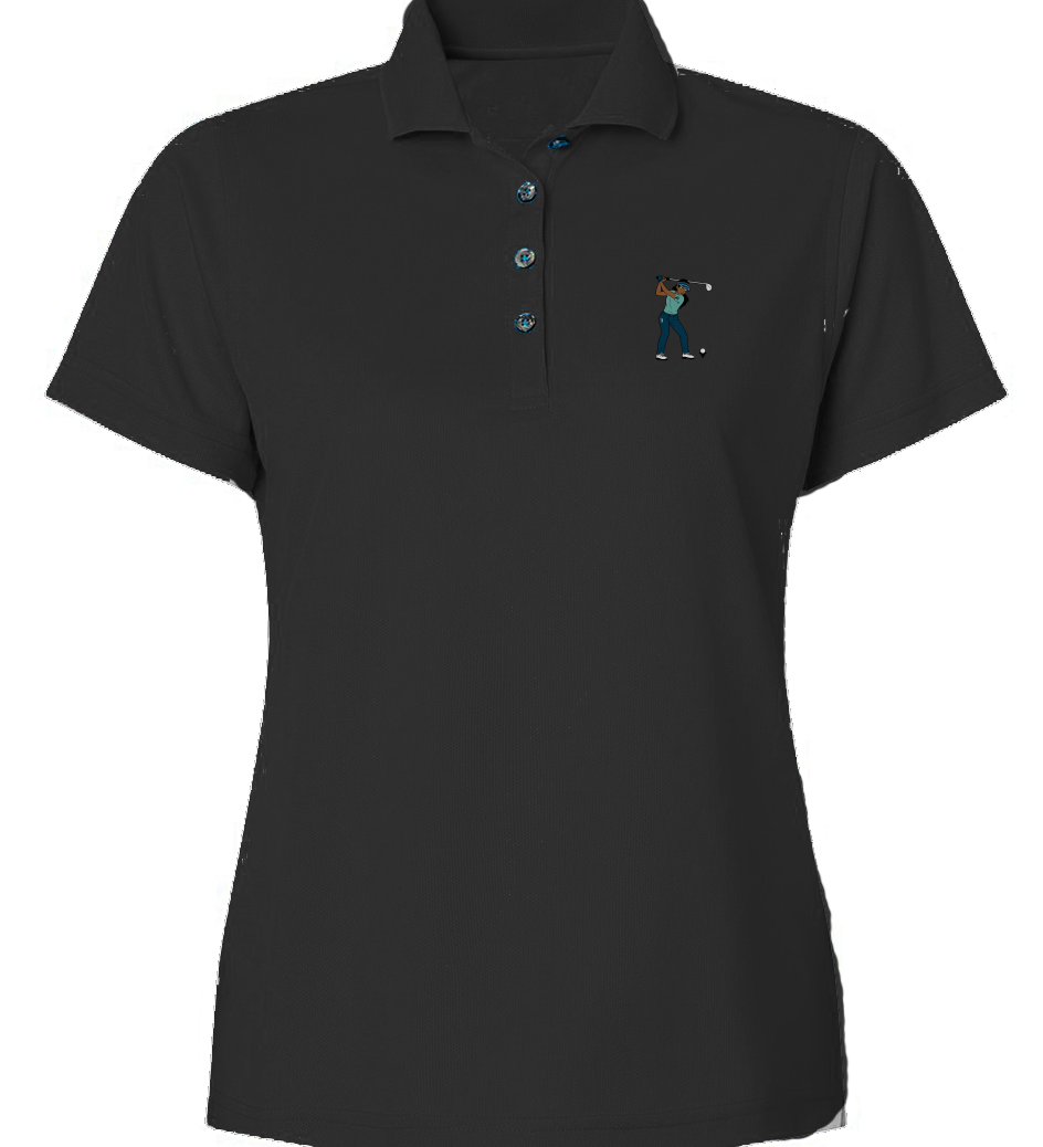 "You Golf Girl" Mini Mesh Polo