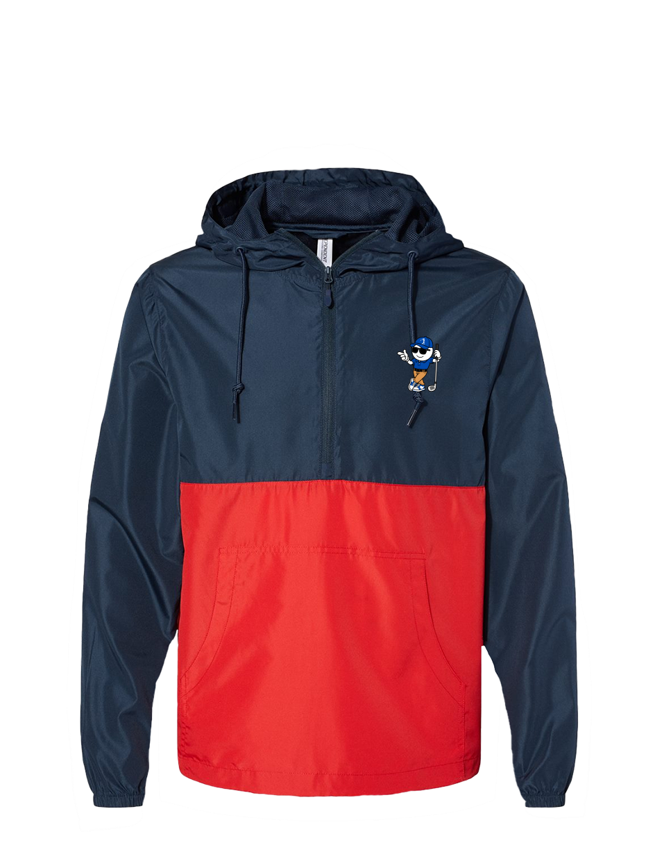 Lightweight Quarter Zip Pullover Windbreaker