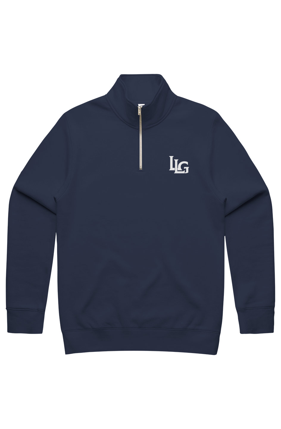 MENS STENCIL HALF ZIP