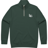 MENS STENCIL HALF ZIP