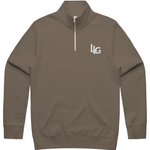 MENS STENCIL HALF ZIP