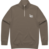MENS STENCIL HALF ZIP