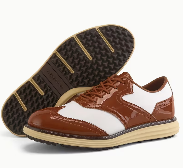 Midnight Fairway Wingtip Golf Shoe
