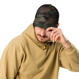 Green Camouflage trucker hat