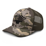 Brown Camouflage trucker hat
