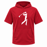 The Golfer Men's Performance Short Sleeve Hoodie