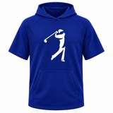 The Golfer Men's Performance Short Sleeve Hoodie